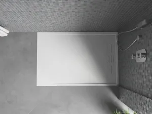 MEXEN - Amon obdĺžniková sprchová vanička SMC 100 x 80, biela 4F108010