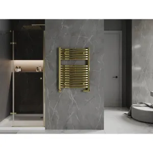 MEXEN - Helios vykurovací rebrík/radiátor 800 x 600 mm, 355 W, zlatá W103-0800-600-00-50