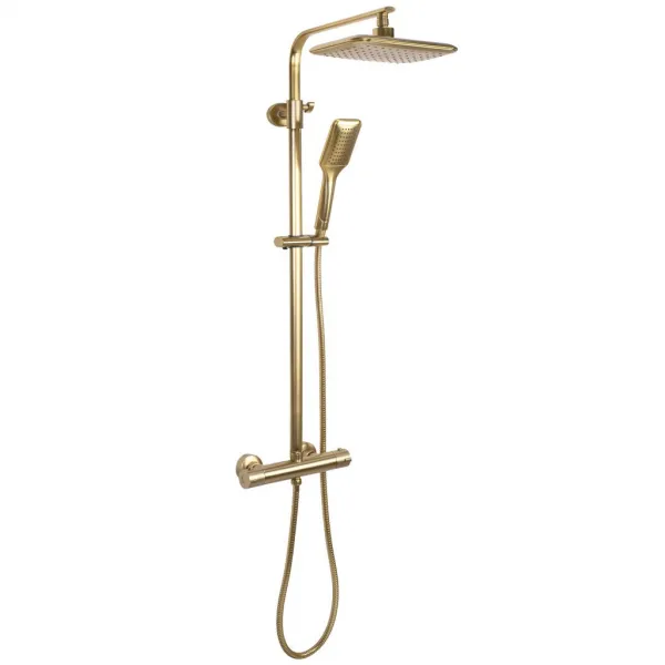 REA - Sprchová sada s termostatom TOM brush gold REA-P5004