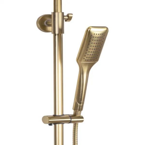 REA - Sprchová sada s termostatom TOM brush gold REA-P5004