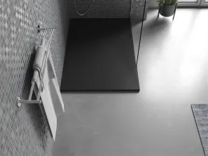 MEXEN - Bert obdĺžniková sprchová vanička SMC 120 x 90, čierna 4K709012