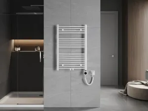 MEXEN/S - Ares radiátor + vykurovacia tyč 900 x 600 mm, 400 W, biela W102-0900-600-6400-20