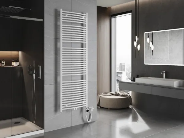 MEXEN/S - Ares radiátor + vykurovacia tyč 1800 x 600 mm, 1200 W, biela W102-1800-600-6120-20