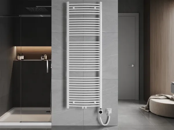 MEXEN/S - Ares radiátor + vykurovacia tyč 1800 x 600 mm, 1200 W, biela W102-1800-600-6120-20
