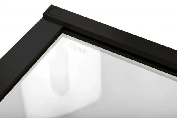 REA/S - Sprchové Dvere Hugo 80 Black KPL-45206