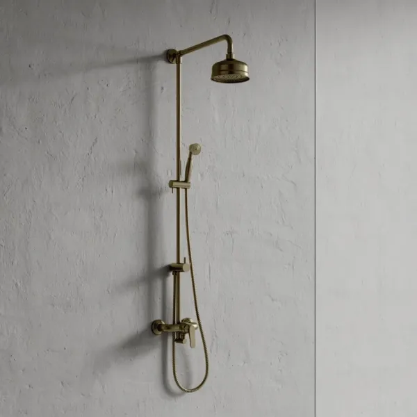 OMNIRES - ART DECO sprchový stĺp, bronz kartáčovaná AD5144BR