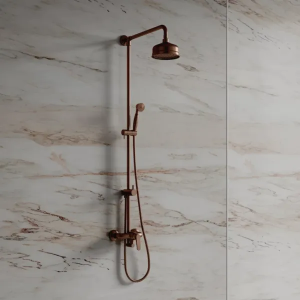 OMNIRES - ART DECO sprchový stĺp, meď kartáčovaná AD5144ORB