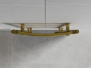 MEXEN - Ares vykurovací rebrík/radiátor 1800 x 500 mm, 647 W, zlatá W102-1800-500-00-50