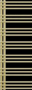 MEXEN - Neptún vykurovací rebrík/radiátor 1400 x 500 mm, 420 W, zlatá W101-1400-500-00-50