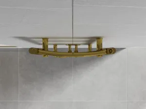 MEXEN - Ares vykurovací rebrík/radiátor 500 x 400 mm, 141 W, zlatá W102-0500-400-00-50