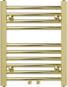 MEXEN - Ares vykurovací rebrík/radiátor 500 x 400 mm, 141 W, zlatá W102-0500-400-00-50
