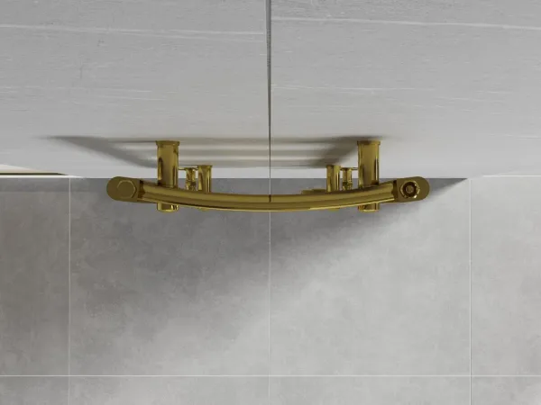 MEXEN - Ares vykurovací rebrík/radiátor 900 x 400 mm, 246 W, zlatá W102-0900-400-00-50