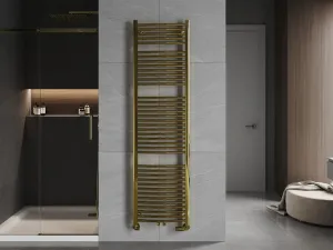 MEXEN - Ares vykurovací rebrík/radiátor 1800 x 500 mm, 647 W, zlatá W102-1800-500-00-50