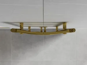 MEXEN - Ares vykurovací rebrík/radiátor 700 x 500 mm, 226W, zlatá W102-0700-500-00-50