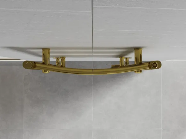 MEXEN - Ares vykurovací rebrík/radiátor 700 x 500 mm, 226W, zlatá W102-0700-500-00-50