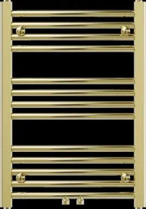 MEXEN - Ares vykurovací rebrík/radiátor 700 x 500 mm, 226W, zlatá W102-0700-500-00-50
