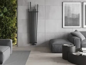 MEXEN - Omaha vykurovací rebrík/radiátor 1800 x 420 mm, 655 W, antracit W208-1800-420-00-66
