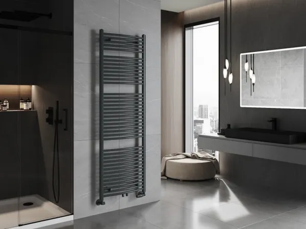 MEXEN - Ares vykurovací rebrík/radiátor 1800 x 600 mm, 958 W, antracit W102-1800-600-00-66