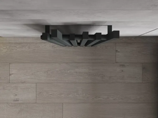 MEXEN - Omaha vykurovací rebrík/radiátor 1800 x 420 mm, 655 W, antracit W208-1800-420-00-66