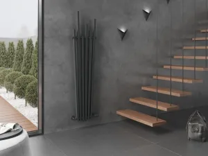 MEXEN - Omaha vykurovací rebrík/radiátor 1800 x 420 mm, 655 W, antracit W208-1800-420-00-66