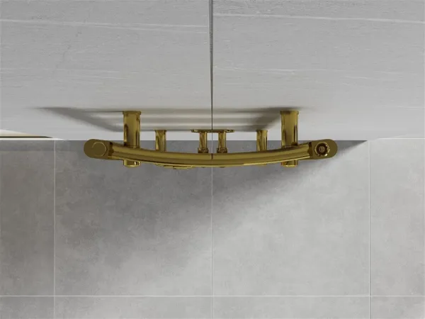 MEXEN - Ares vykurovací rebrík/radiátor 900 x 400 mm, 246 W, zlatá W102-0900-400-00-50