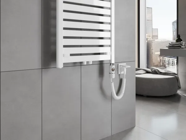 MEXEN/S - Urán radiátor + vykurovacia tyč 1200 x 600 mm, 600 W, biela W105-1200-600-2600-20