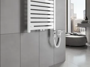 MEXEN/S - Urán radiátor + vykurovacia tyč 1200 x 600 mm, 600 W, biela W105-1200-600-2600-20