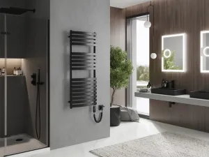 MEXEN/S - Bachus radiátor + vykurovacia tyč 1200 x 500 mm, 600 W, čierna W109-1200-500-2600-70