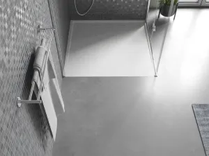 MEXEN - Amon štvorcová sprchová vanička SMC 100 x 100, biela 4F101010