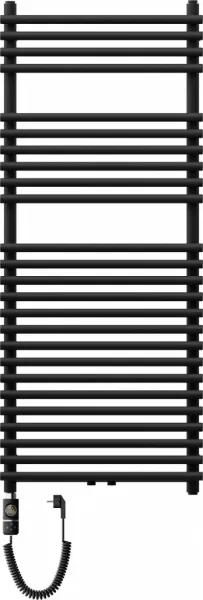 MEXEN/S - Sol radiátor + vykurovacia tyč 1200 x 500 mm, 600 W, čierna W125-1200-500-2600-70