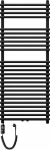 MEXEN/S - Sol radiátor + vykurovacia tyč 1200 x 500 mm, 600 W, čierna W125-1200-500-2600-70