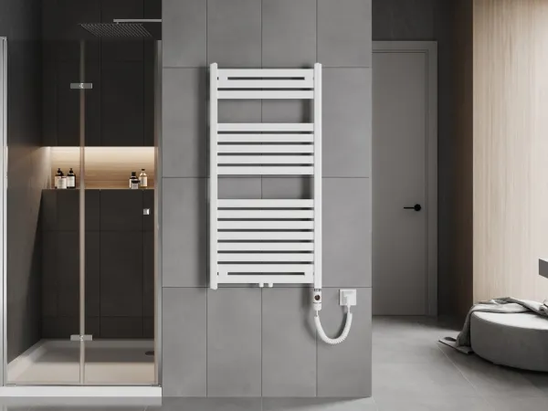 MEXEN/S - Urán radiátor + vykurovacia tyč 1200 x 600 mm, 600 W, biela W105-1200-600-2600-20