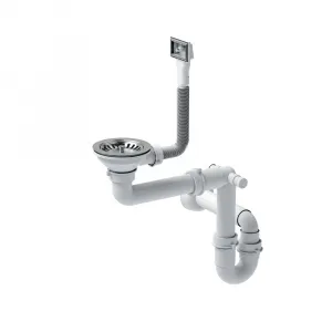 Quadron Quadron - Oceľový drez ANTHONY 50 BRUSH NICKEL MF4444BS