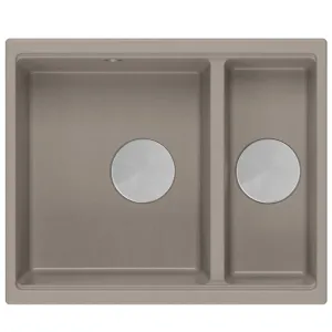 Quadron Quadron - Granitový drez Logan 150 Beige Oceľ HCQL5646U4-BS_U