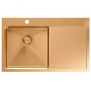 Quadron Quadron - Oceľový drez RUSSEL 111 Copper HB7912PVDBSC1