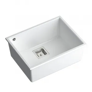 Quadron Quadron - Granitový drez DAVID 50 White Oceľ HQD5542U1-BS
