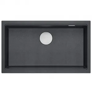 Quadron Quadron - Granitový drez Logan 110 Black Metallic Oceľ HQD7644U8_BS_U