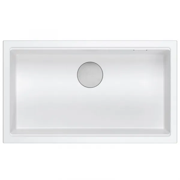 Quadron Quadron - Granitový drez Logan 110 White Oceľ HQD7644U1_BS_U