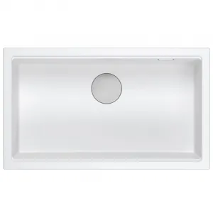 Quadron Quadron - Granitový drez Logan 110 White Oceľ HQD7644U1_BS_U