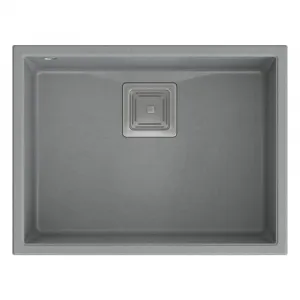 Quadron Quadron - Granitový drez DAVID 50 Grey Metallic Meď HQD5542U5-C1
