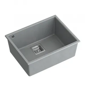 Quadron Quadron - Granitový drez DAVID 50 Grey Metallic Meď HQD5542U5-C1