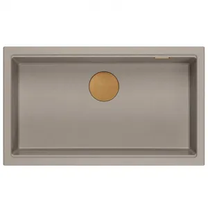 Quadron Quadron - Granitový drez Logan 110 Beige Oceľ HQD7644U4_BS_U