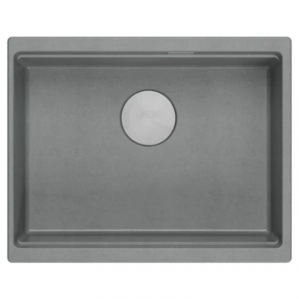 Quadron Quadron - Granitový drez Logan 100 Grey Metallic Oceľ HQJ6045U5_BS_U