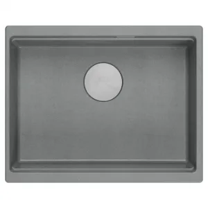 Quadron Quadron - Granitový drez Logan 100 Grey Metallic Oceľ HQJ6045U5_BS_U