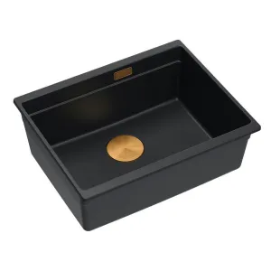Quadron Quadron - Granitový drez Logan 100 Black Čierny HQJ6045U7_BLM_U