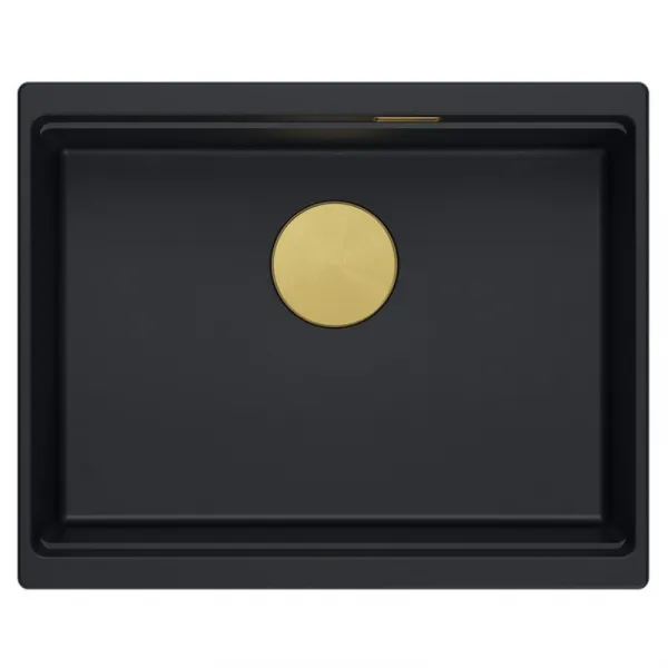 Quadron Quadron - Granitový drez Logan 100 Black Čierny HQJ6045U7_BLM_U