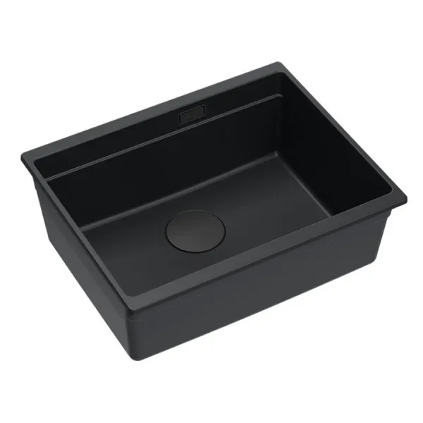 Quadron Quadron - Granitový drez Logan 100 Black Čierny HQJ6045U7_BLM_U