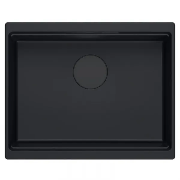 Quadron Quadron - Granitový drez Logan 100 Black Čierny HQJ6045U7_BLM_U