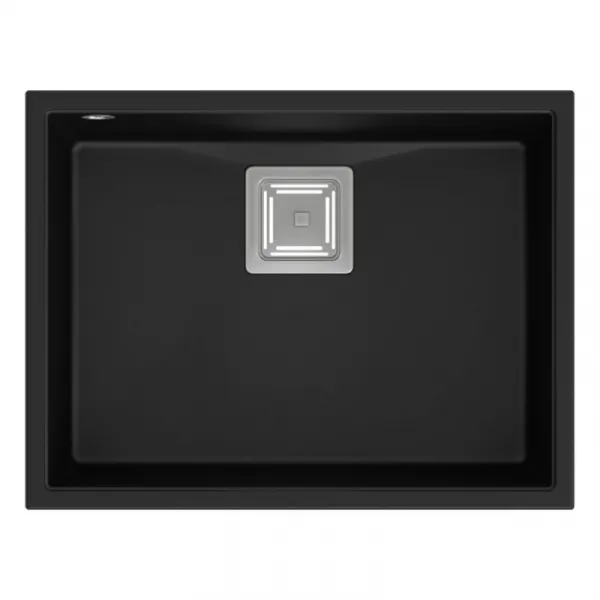 Quadron Quadron - Granitový drez DAVID 50 Black Oceľ HQD5542U7-BS