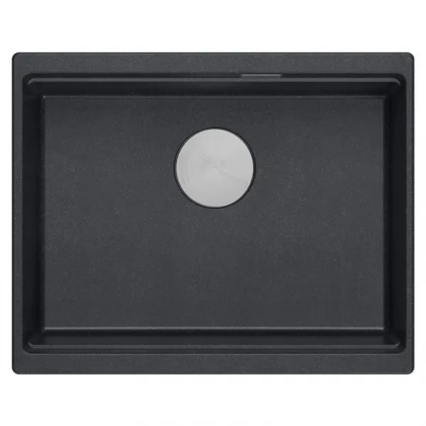 Quadron Quadron - Granitový drez Logan 100 Black Metallic Oceľ HQJ6045U8_BS_U